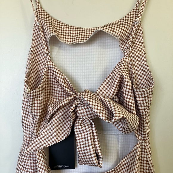 NWT ASOS tie back mini dress - Picture 10 of 12